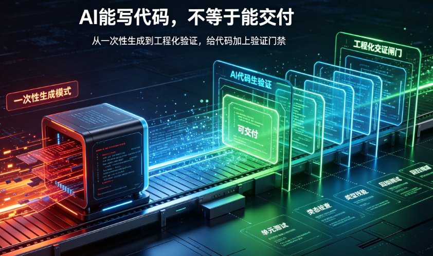 一次性生成AI代码 vs 经过工程化验证的AI代码:幻觉率与生产可用率的全面对比