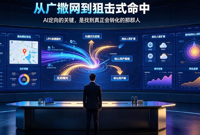 AI受众定向别只懂“泛人群”!从用户画像到LBS的完整精准定向指南