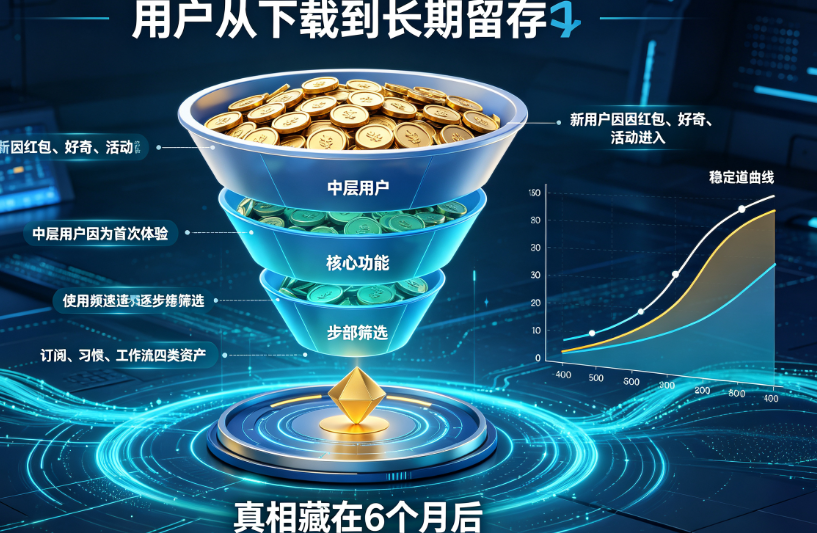 潮水退去，谁在裸泳?行业APP vs 跟风网红APP，6个月留存率大起底