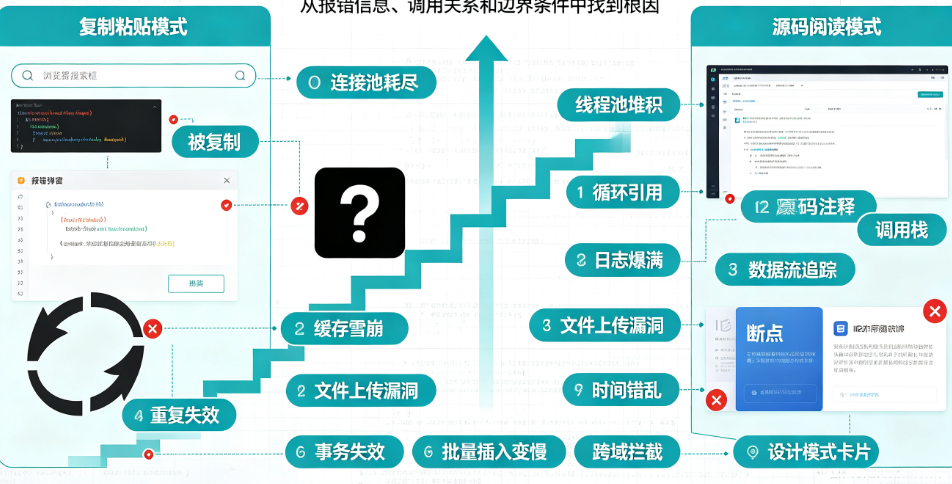 彻底搞懂CSDN踩过的10个技术坑与从复制粘贴到读懂源码的成长路径!