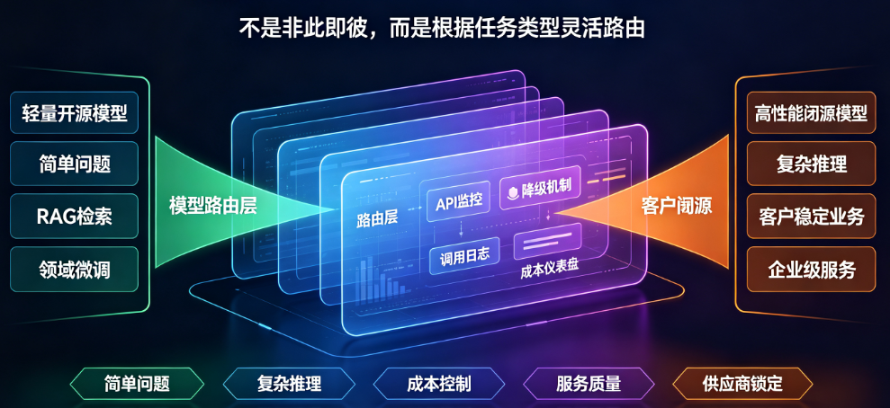 别让“大模型选择”拖垮AI落地!开源和闭源到底怎么选?一张决策表告诉你