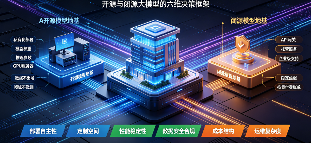 别让“大模型选择”拖垮AI落地!开源和闭源到底怎么选?一张决策表告诉你