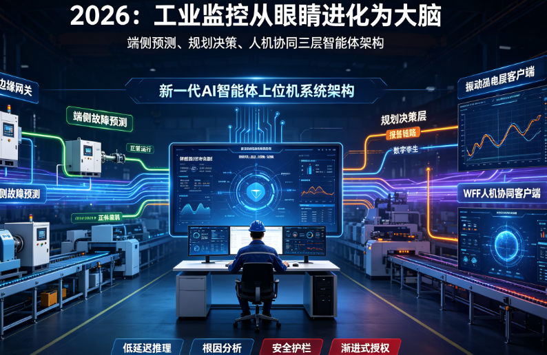 传统上位机监控 vs 集成AI智能体的上位机:从“被动报警”到“主动自愈”的全面对比