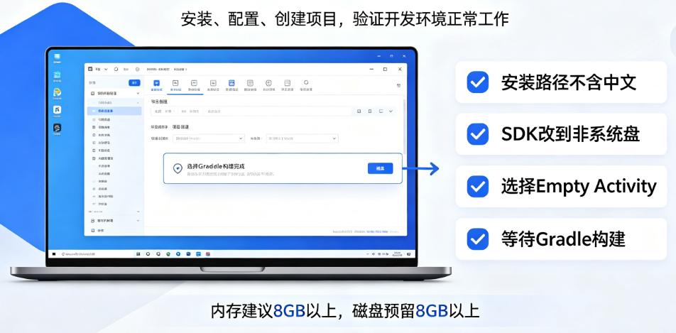 安卓新手学开发无从下手?揭秘从环境搭建到上线的完整学习路径