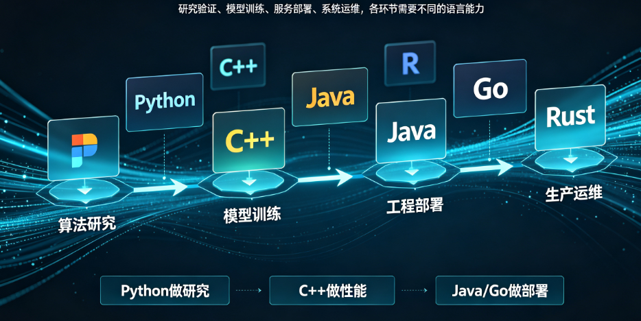 想入行AI不知道该学什么语言?揭秘主流AI开发语言的应用场景与选择标准