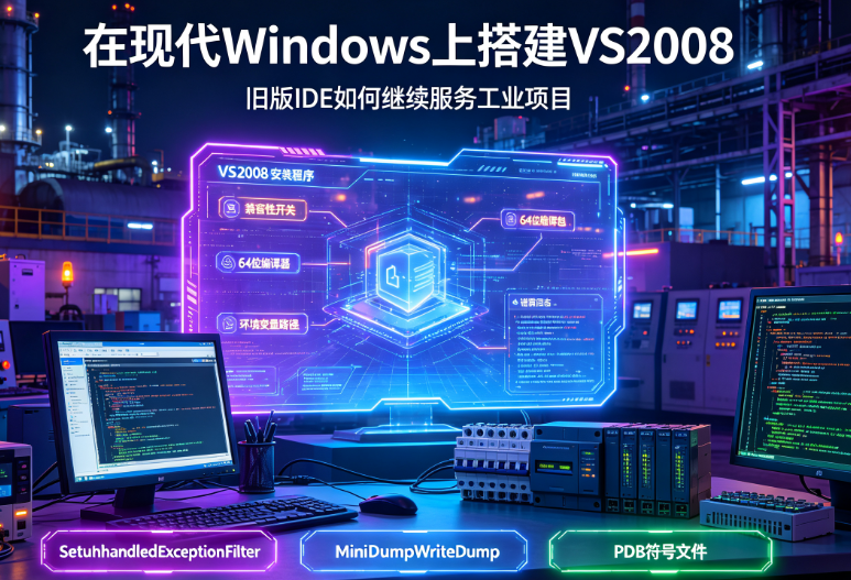 5大关键准备与10步安装流程：Visual Studio 2008工业环境稳定复现权威指南