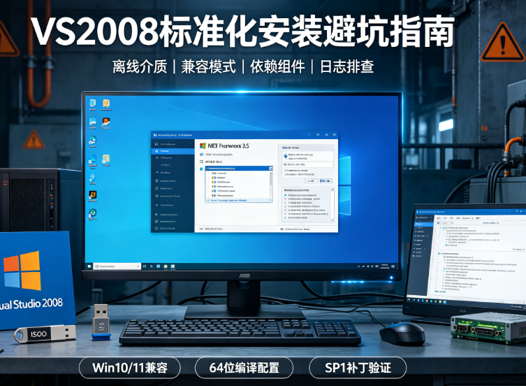 5大关键准备与10步安装流程：Visual Studio 2008工业环境稳定复现权威指南