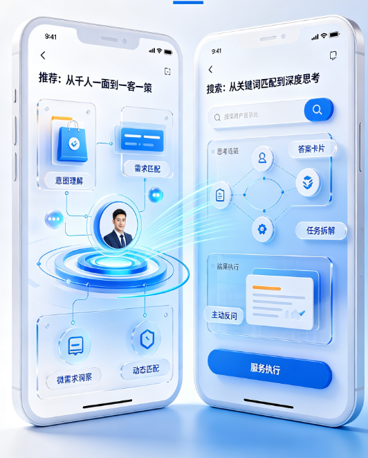 AI赋能App的4个落地场景：推荐、搜索、客服、创作全面升级