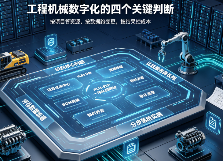 从图纸到车间零延迟:工程机械研发生产数据一体化平台选型指南