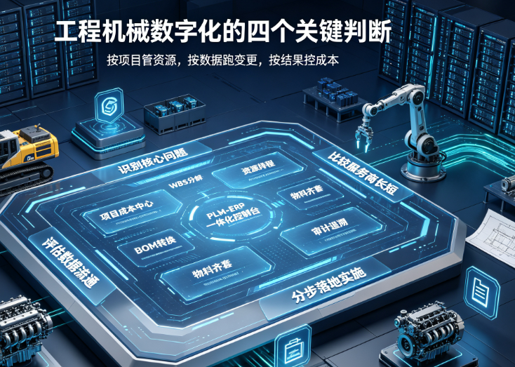 从图纸到车间零延迟:工程机械研发生产数据一体化平台选型指南