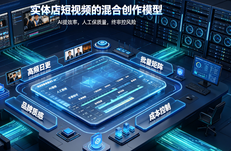 人工剪辑3小时 vs AI生成3分钟:门店短视频生产效率的百倍差距