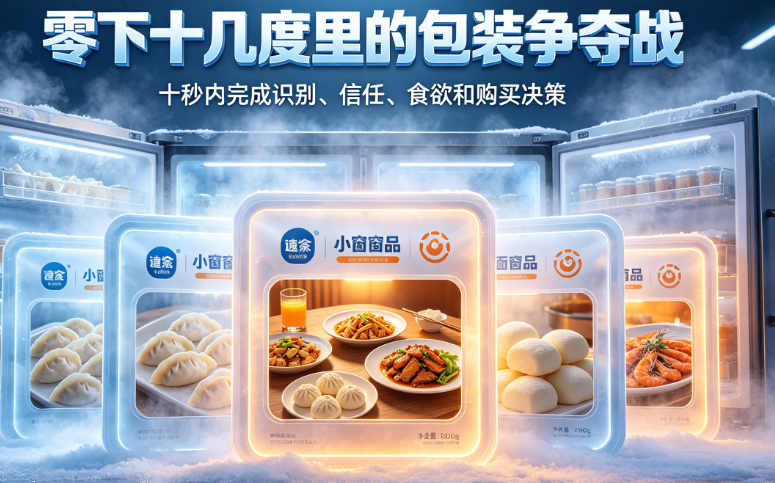 从冷冻柜到餐桌的视觉旅程：速冻食品包装创意设计3个实战妙招