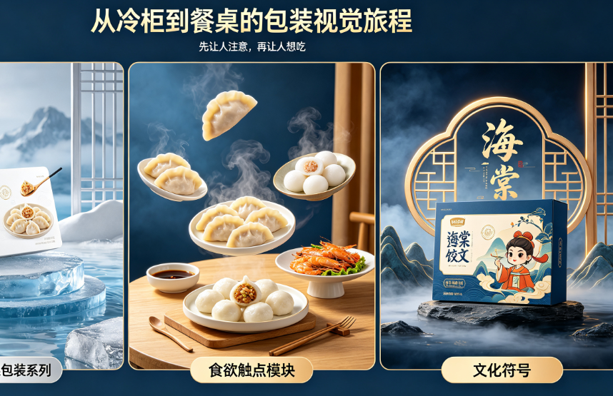从冷冻柜到餐桌的视觉旅程：速冻食品包装创意设计3个实战妙招