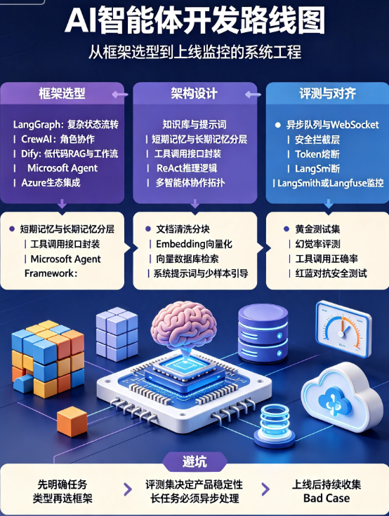 2026智能体开发怎么做?框架选型、功能设计、部署运维全流程
