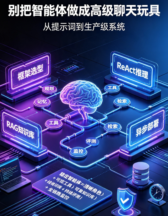 2026智能体开发怎么做?框架选型、功能设计、部署运维全流程