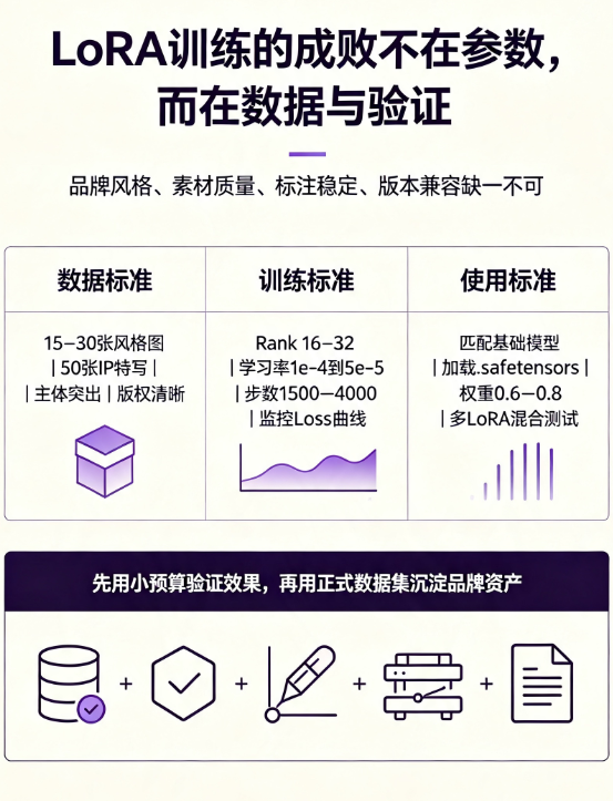 用通用模型总嫌“没个性”?教你用LoRA微调技术，三天内训练出专属你品牌的AI画风