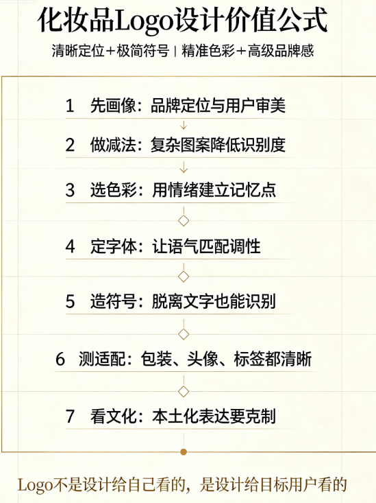 美妆Logo设计显廉价?揭秘化妆品logo必须遵循的七大核心原则