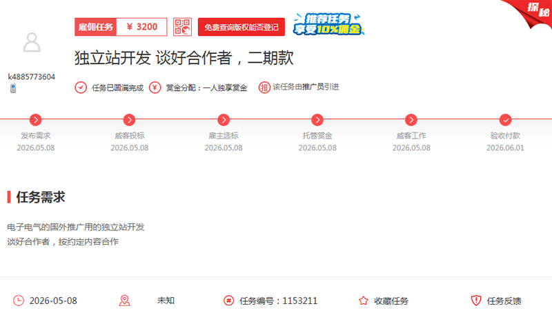 电气行业海外独立站快速落地 一品威客平台助力企业品牌出海