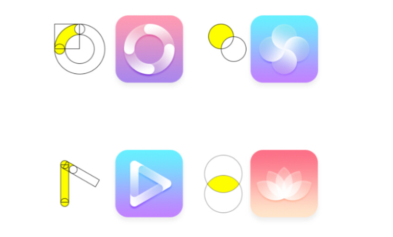 布尔运算画图标.png 用这个方法临摹作品,你的UI自学才最有效!