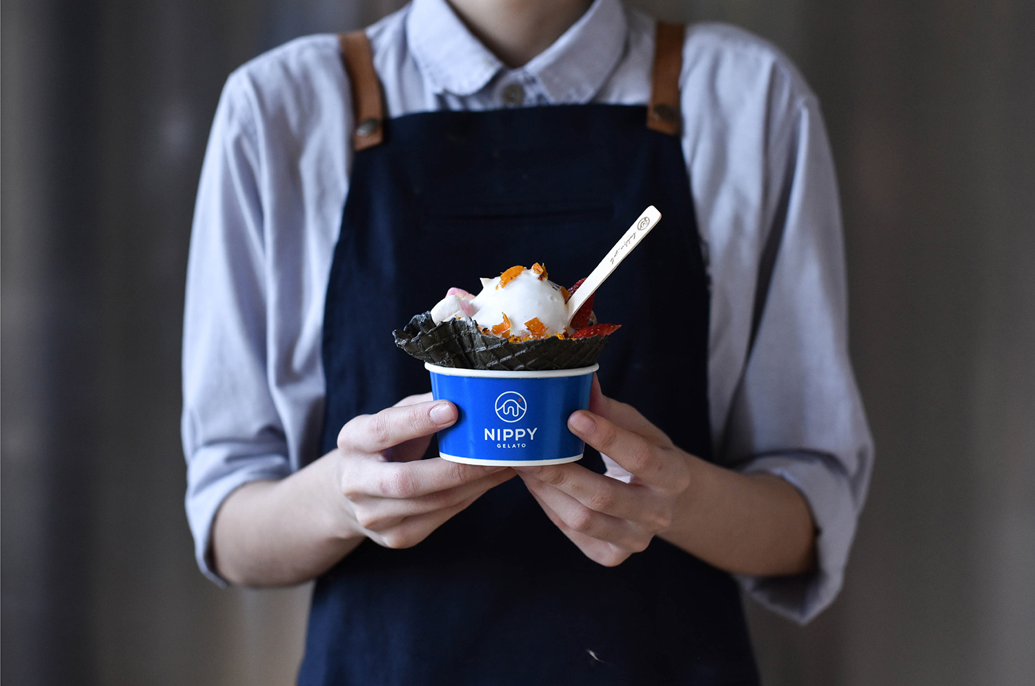 马来西亚Nippy Gelato冰淇淋店品牌形象设计