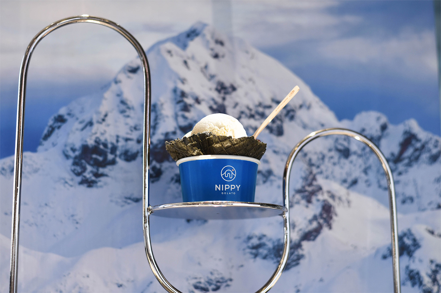 马来西亚Nippy Gelato冰淇淋店品牌形象设计