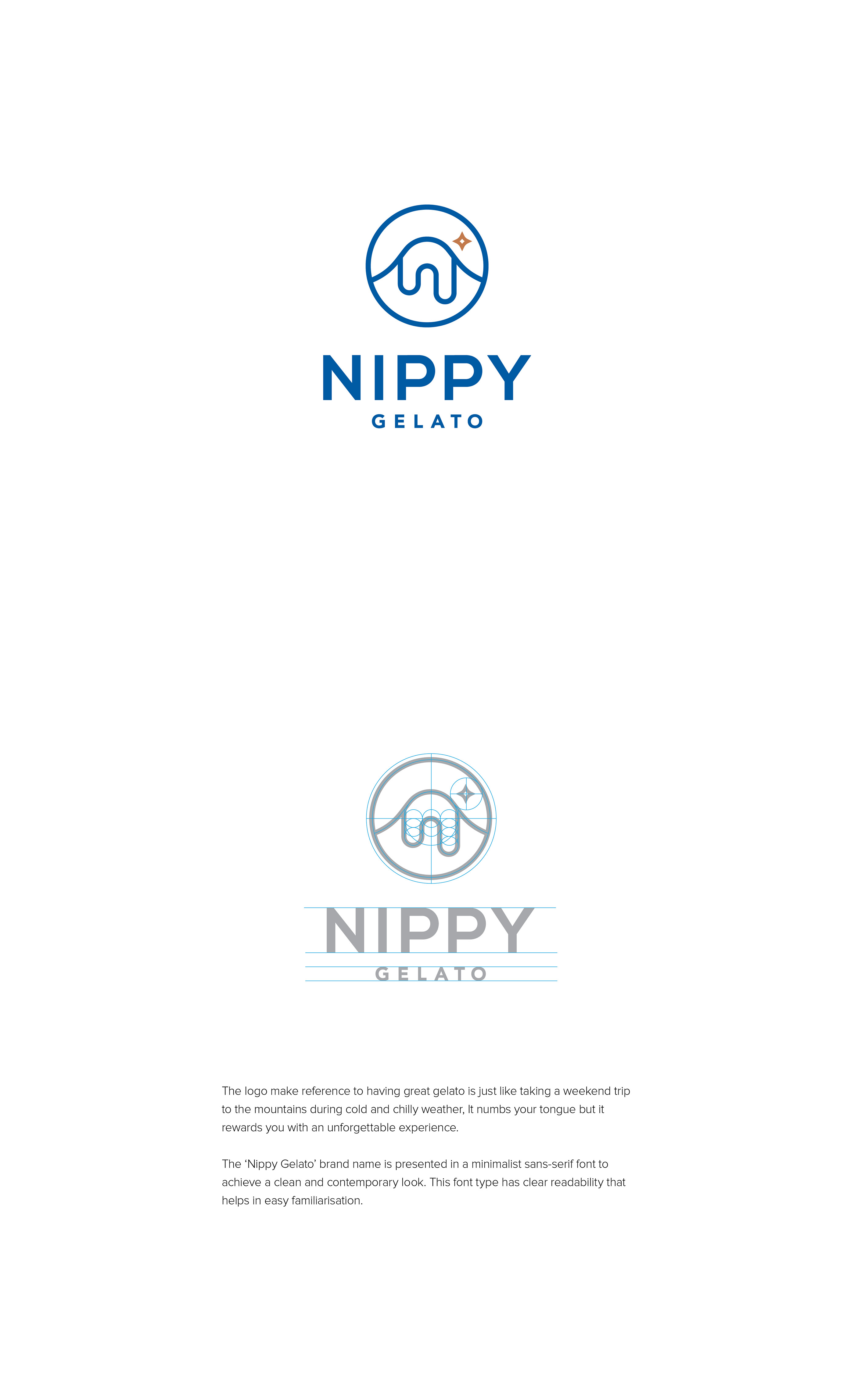 马来西亚Nippy Gelato冰淇淋店品牌形象设计