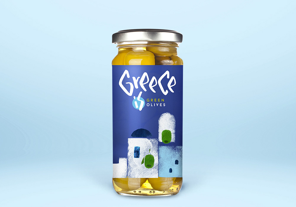 希腊风情的Greece is食品包装设计