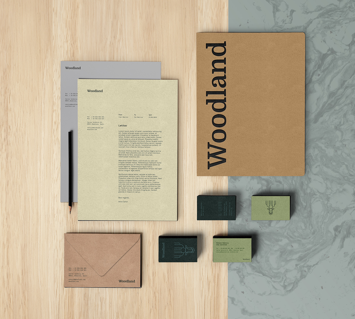 Woodland branding品牌形象设计
