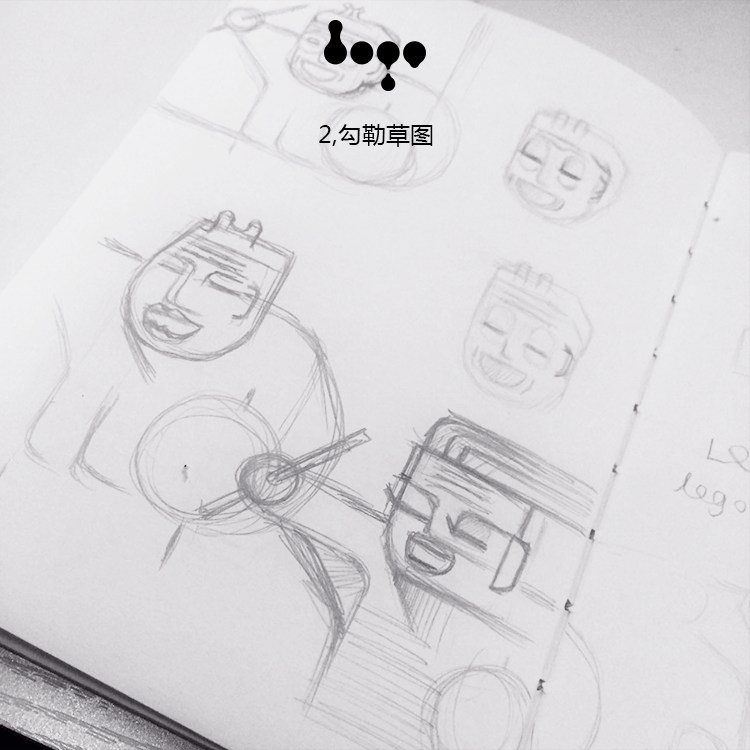 同一种元素设计了3款风格迥异的创意LOGO