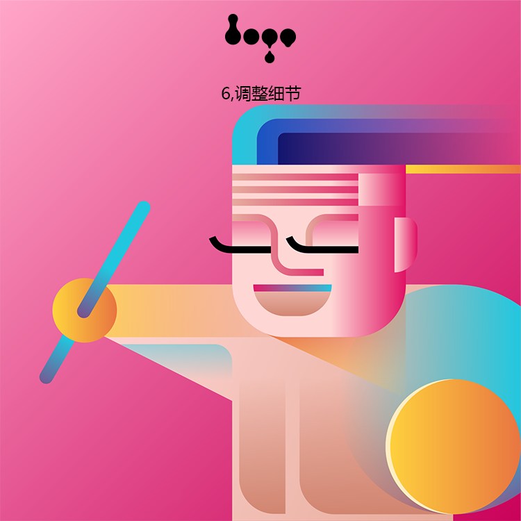同一种元素设计了3款风格迥异的创意LOGO