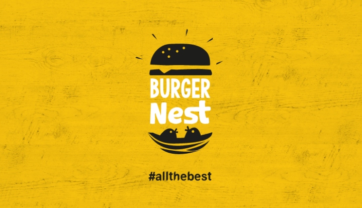 希腊Burger Nest汉堡餐厅品牌设计
