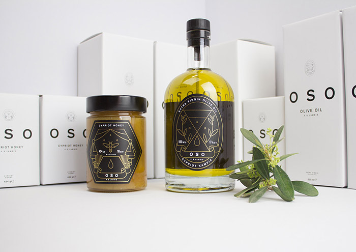 OSO橄榄油和蜂蜜包装设计