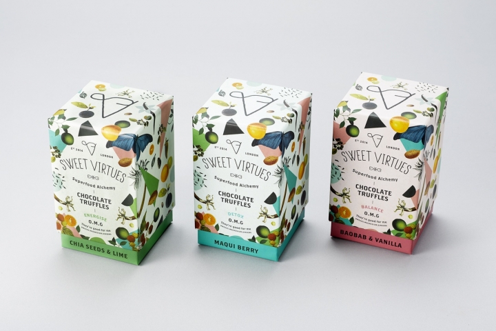 Sweet Virtues巧克力品牌和包装设计