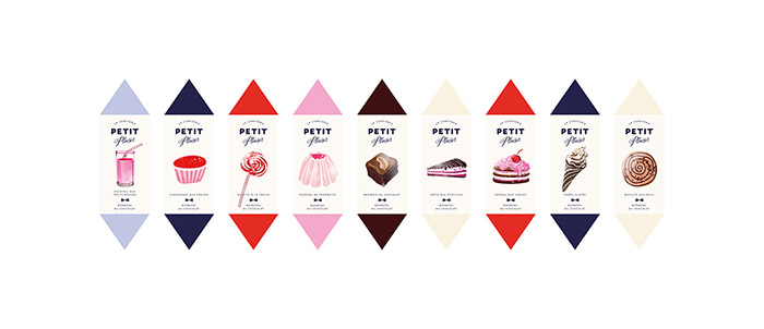 Petit plaisir巧克力包装设计