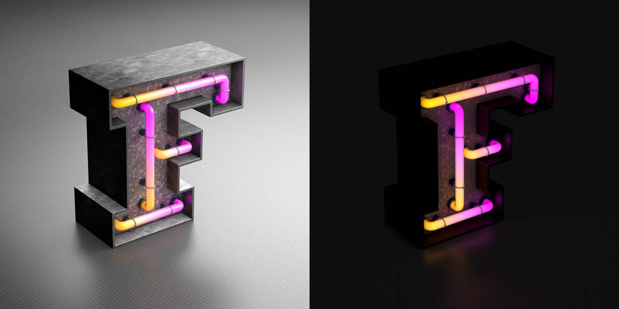 Victor Bregante精美3D艺术字体