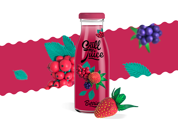 Call me Juice果汁包装设计