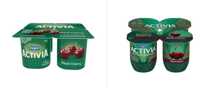 达能Danone Activia酸奶品牌形象和包装升级