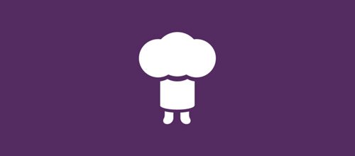 标志设计元素运用实例:厨师帽