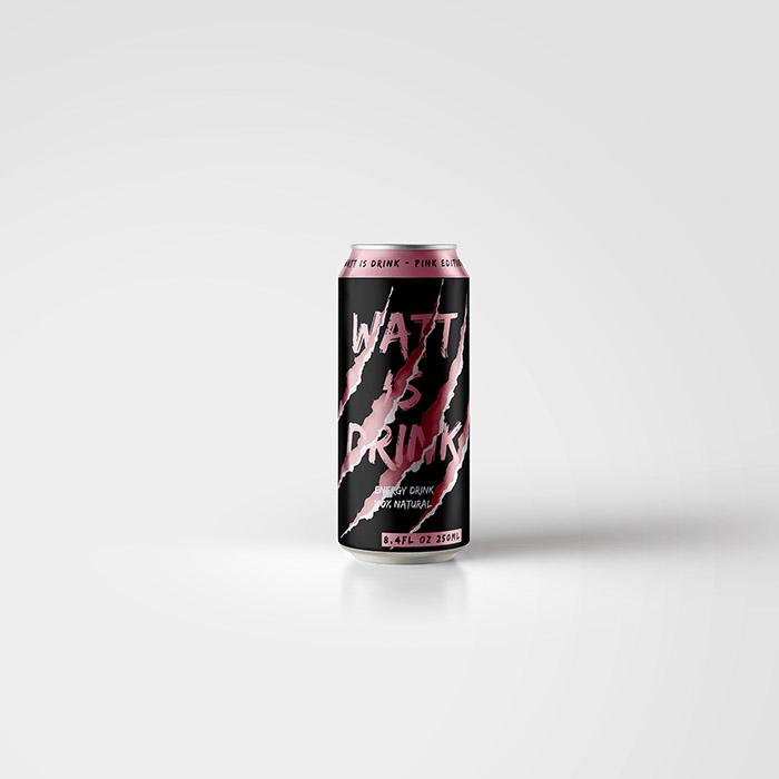 Watt is drink能量饮料包装设计