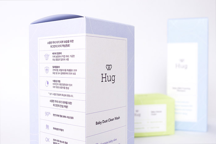 HUG婴儿护肤品包装设计