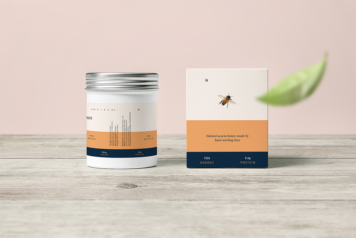 Myiu蜂蜜水果茶包装设计