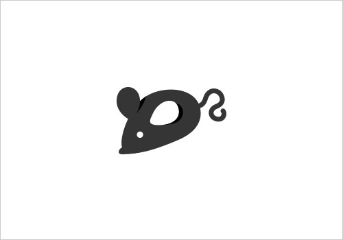Bodea Daniel有趣的负空间动物logo设计