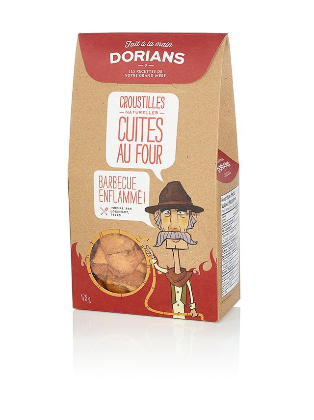 有趣的插画:Dorians饼干牛皮纸环保包装设计