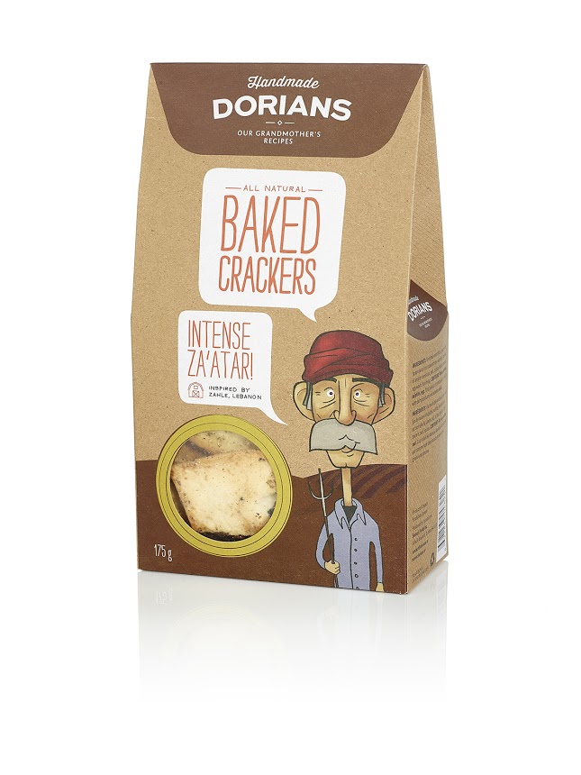 有趣的插画:Dorians饼干牛皮纸环保包装设计