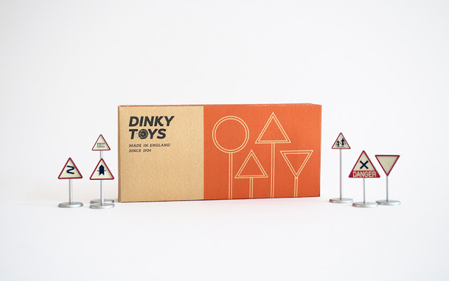 Dinky汽车模型玩具包装设计