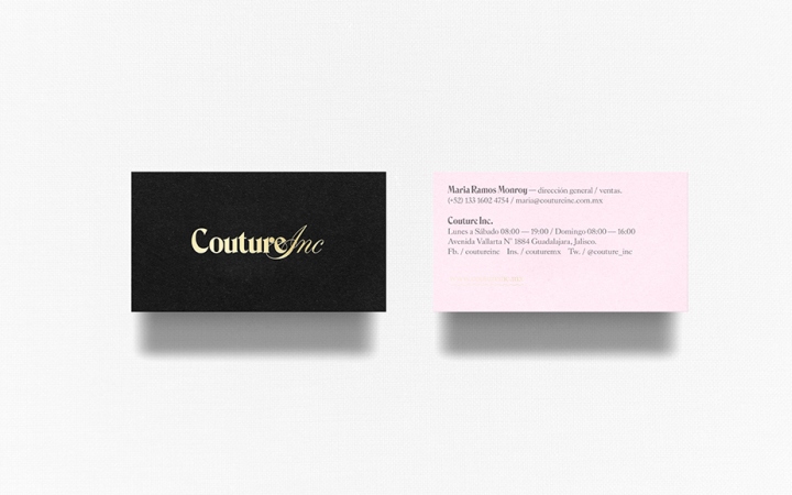 Couture时尚精品店品牌形象设计欣赏