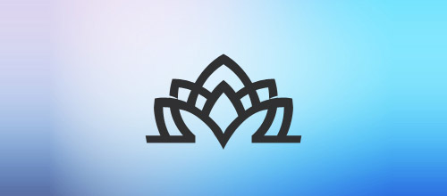 标志设计元素运用实例：莲花