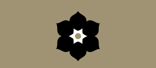 标志设计元素运用实例：莲花