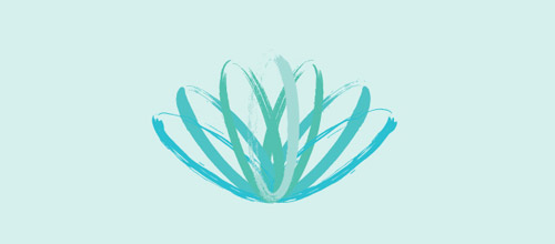 标志设计元素运用实例：莲花