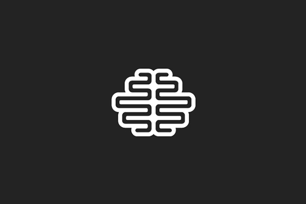 Angelo Vito重叠和扁平化效果logo设计
